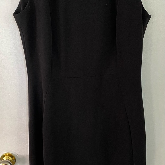 Calvin Klein black scuba shift dress - Picture 3 of 5